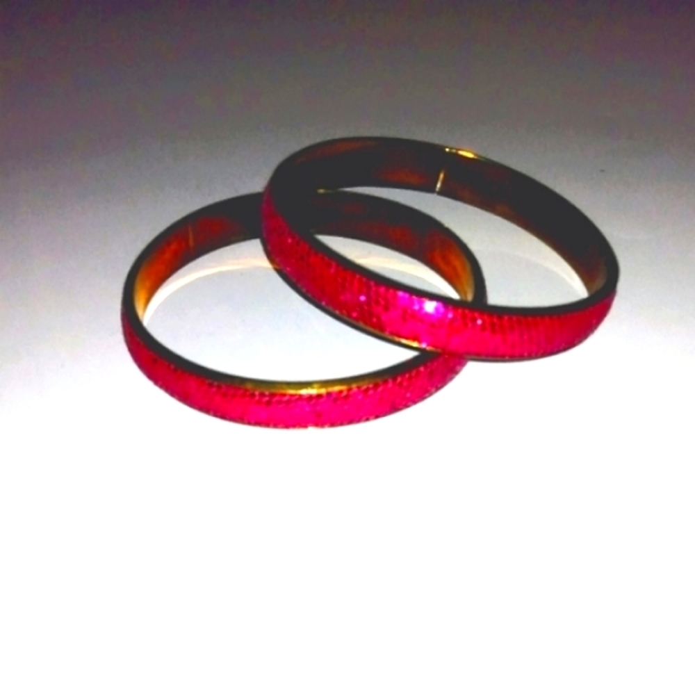 💥2/$11  Costume mauve glitter bangles
